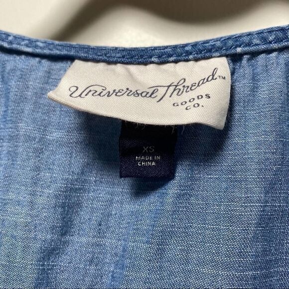 Universal thread denim look printed boho tank xs - Picture 6 of 6